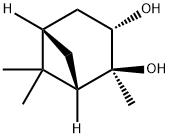 Bicyclo[3.1.1]heptane-2,3-diol, 2,6,6-trimethyl-, (1S,2S,3S,5S)- Struktur