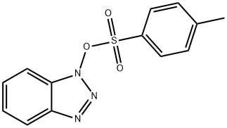 Benzenesulfonic acid, 4-methyl-, 1H-benzotriazol-1-yl ester Struktur