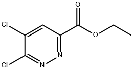 3-Pyridazinecarboxylic acid, 5,6-dichloro-, ethyl ester Struktur