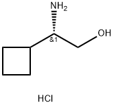 (2S)-2-AMINO-2-CYCLOBUTYLETHAN-1-OL HYDROCHLORIDE Struktur