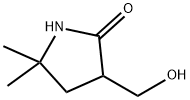 2-Pyrrolidinone, 3-(hydroxymethyl)-5,5-dimethyl- Struktur