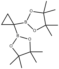 2，2'-(cyclopropane-1，1-diyl)bis(4，4，5，5-tetramethyl-1，3，2-dioxaborolane) Struktur