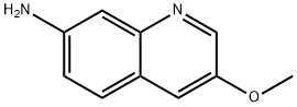 7-Quinolinamine, 3-methoxy- Struktur