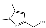 (5-iodo-1-methyl-1H-pyrazol-3-yl)methanol Struktur