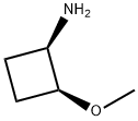 (1R, 2S)-2-Methoxy-cyclobutylamine Struktur