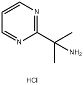 2-Pyrimidinemethanamine, α,α-dimethyl-, hydrochloride (1:1) Struktur