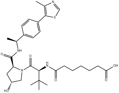 (S,R,S)-AHPC-Me-C5-COOH Struktur