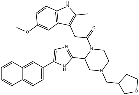 Tuberculosis inhibitor 1 Struktur