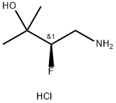 (R)-4-氨基-3-氟-2-甲基丁烷-2-醇鹽酸, 2242580-13-6, 結(jié)構(gòu)式