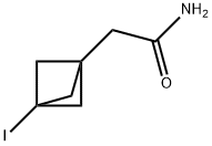 2-(3-iodo-1-bicyclo[1.1.1]pentanyl)acetamide Struktur