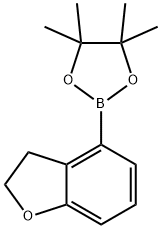 Benzofuran, 2,3-dihydro-4-(4,4,5,5-tetramethyl-1,3,2-dioxaborolan-2-yl)- Struktur