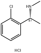 (1R)-1-(2-CHLOROPHENYL)ETHYL](METHYL)AMINE HYDROCHLORIDE Struktur