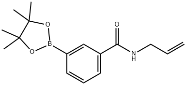 Benzamide, N-2-propen-1-yl-3-(4,4,5,5-tetramethyl-1,3,2-dioxaborolan-2-yl)- Struktur