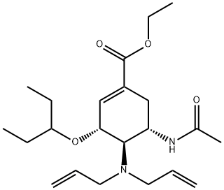 Oseltamivir Impurity 15 Struktur