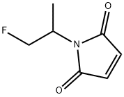 1H-Pyrrole-2,5-dione, 1-(2-fluoro-1-methylethyl)- Struktur