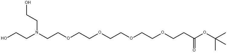 N,N-Diethanol amine-PEG4-Boc Struktur