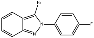 3-bromo-2-(4-fluorophenyl)indazole Struktur