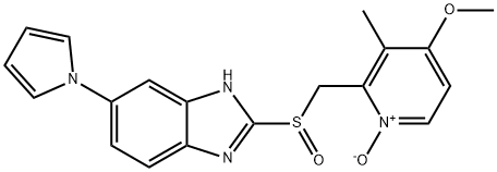 Ilaprazole Impurity 5 (Ilaprazole Pyridine N-Oxide) Struktur