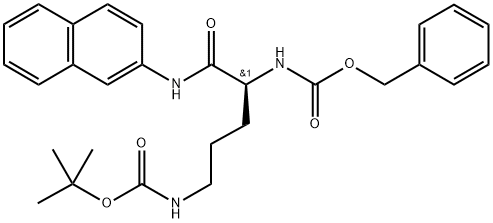 tert-Butyl N-[(4S)-4-{[(benzyloxy)carbonyl]amino}-4-[(naphthalen-2-yl)carbamoyl]butyl]carbamate Struktur