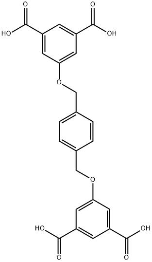 5,5′-phenylenebis(methylene)-1,1′-3,3′-(benzene-tetracarboxylic acid) Struktur