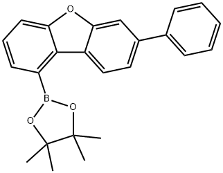 Dibenzofuran, 7-phenyl-1-(4,4,5,5-tetramethyl-1,3,2-dioxaborolan-2-yl)- Struktur