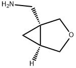 3-Oxabicyclo[3.1.0]hexane-1-methanamine, (1R,5S)- Structure