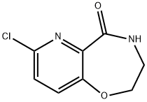 Pyrido[2,3-f]-1,4-oxazepin-5(2H)-one, 7-chloro-3,4-dihydro- Struktur