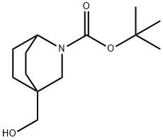 2-Azabicyclo[2.2.2]octane-2-carboxylic acid, 4-(hydroxymethyl)-, 1,1-dimethylethyl ester|4-(羥甲基)-2-氮雜雙環(huán)[2.2.2]辛烷-2-羧酸叔丁酯