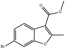 methyl 6-bromo-2-methyl-benzofuran-3-carboxylate Struktur