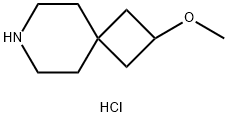 7-Azaspiro[3.5]nonane, 2-methoxy-, hydrochloride (1:1) Struktur