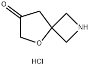 5-Oxa-2-azaspiro[3.4]octan-7-one, hydrochloride (1:1) Struktur