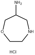 1,4-oxazepan-6-amine dihydrochloride Struktur