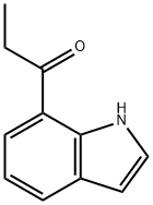 1-(1H-indol-7-yl)propan-1-one Struktur