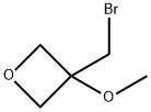 Oxetane, 3-(bromomethyl)-3-methoxy- Struktur