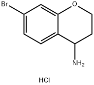 7-BROMOCHROMAN-4-AMINE HYDROCHLORIDE Struktur