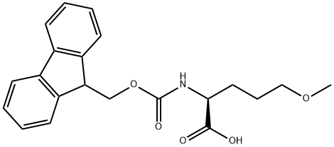 N-Fmoc-5-methoxy-L-norvaline Struktur