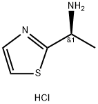 (S)-1-(Thiazol-2-yl)ethanamine hydrochloride Struktur