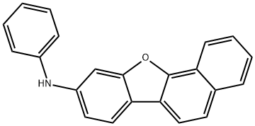 N-phenyl-benzo[b]naphtho[2,1-d]furan-9-amine Struktur