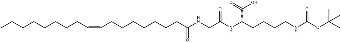 N'-Boc-N-(Gly-Oleoyl)-Lys Struktur