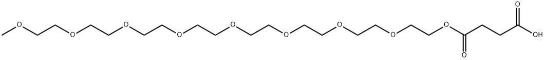 m-PEG8-ethoxycarbonyl-propanoic acid Struktur