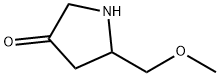 3-Pyrrolidinone,5-(methoxymethyl)- Struktur