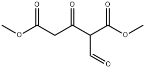 dimethyl 2-formyl-3-oxopentanedioate Struktur