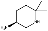 3-Piperidinamine, 6,6-dimethyl-, (3S)- Struktur