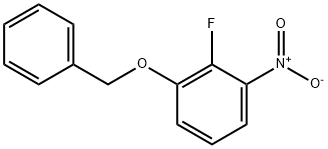 1-(Benzyloxy)-2-fluoro-3-nitrobenzene Struktur