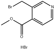 Methyl 3-(bromomethyl)isonicotinate hydrobromide Struktur