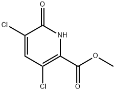 Methyl 3,5-dichloro-6-hydroxypicolinate Struktur