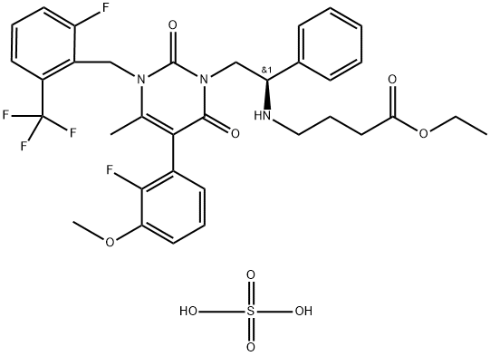 噁拉戈利標準品SO4 結構式