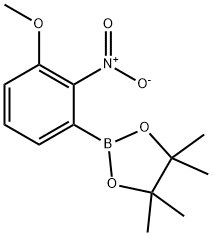 3-Methoxy-2-nitrophenylboronic acid pinacol ester Struktur