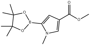 1-Methyl-4-(methoxycarbonyl)pyrrole-2-boronic acid pinacol ester Struktur