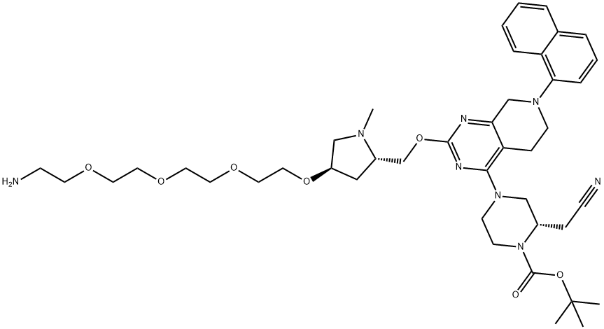 K-Ras ligand-Linker Conjugate 6 Struktur